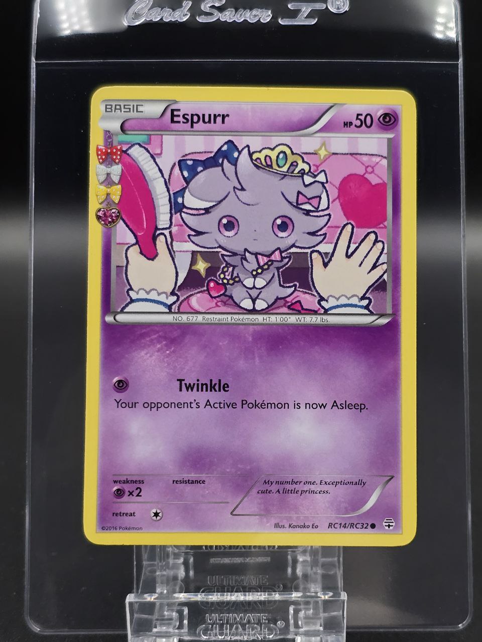 Espurr #RC14 Pokemon Generations NM / 🇬🇧