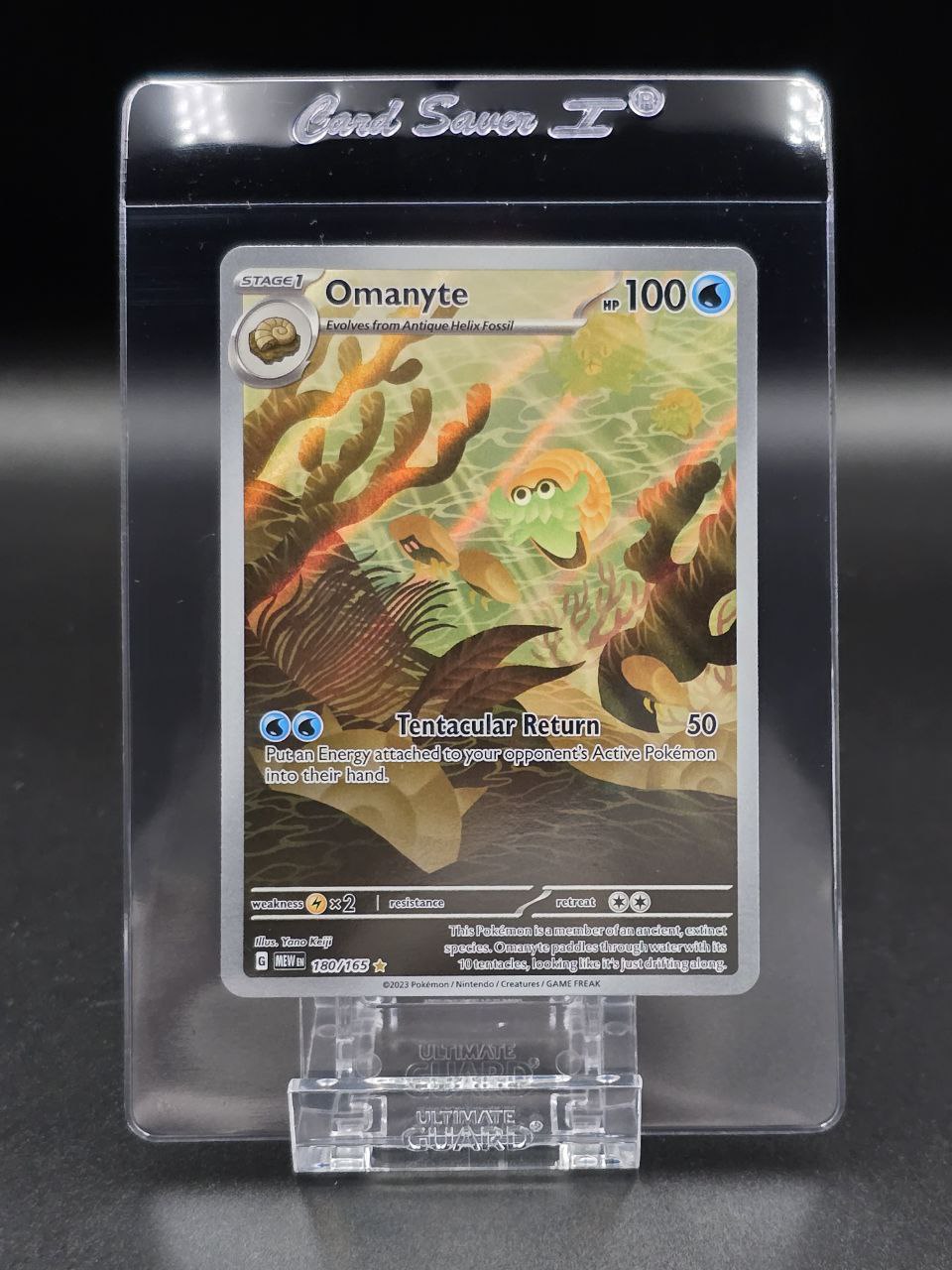 Omanyte #180 Scarlet & Violet 151 MEW NM / 🇬🇧