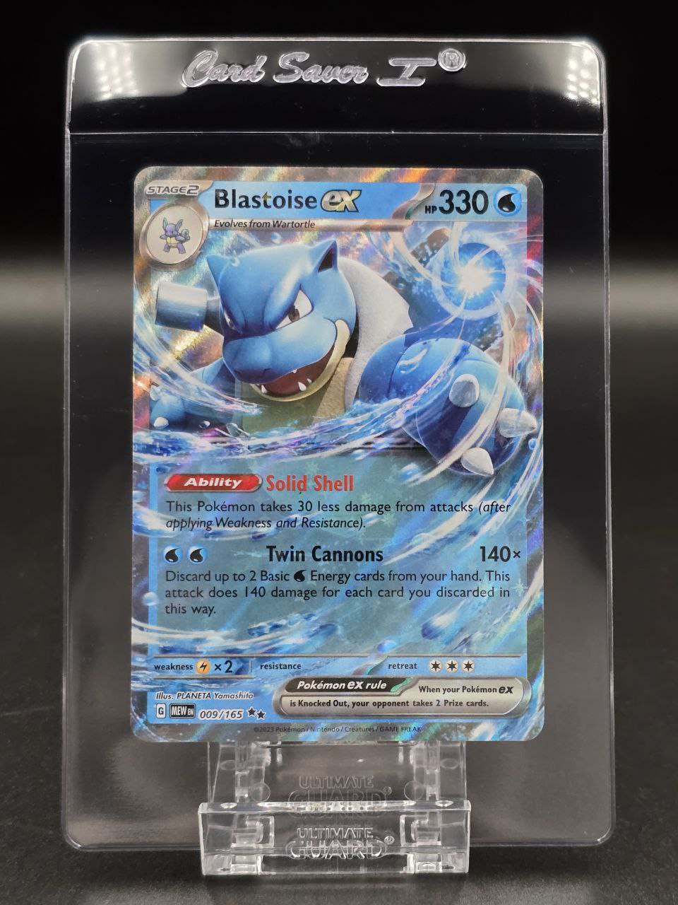 Blastoise ex #9 Scarlet & Violet 151 MEW NM / 🇬🇧