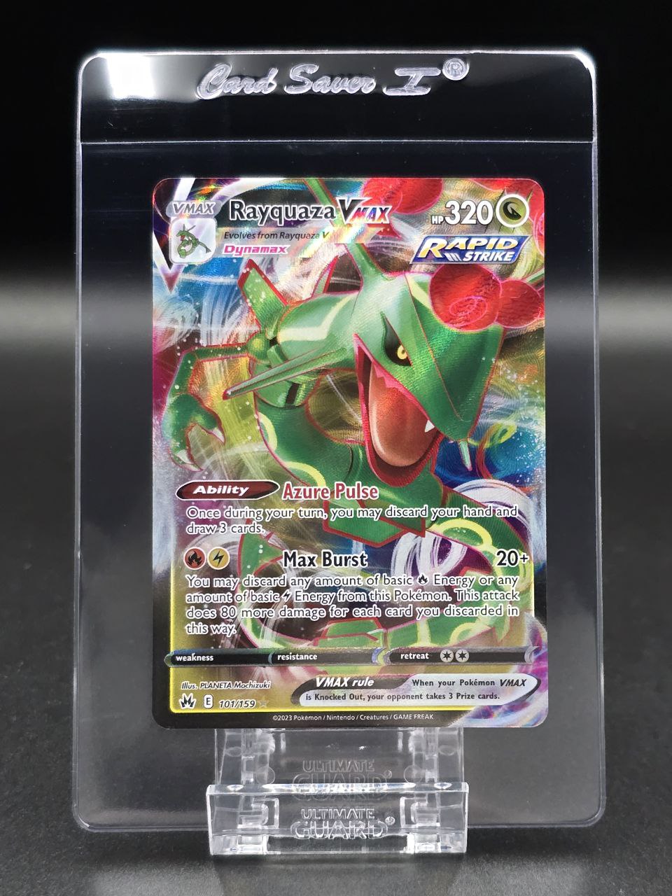 Rayquaza VMAX #101 Crown Zenith NM / 🇬🇧