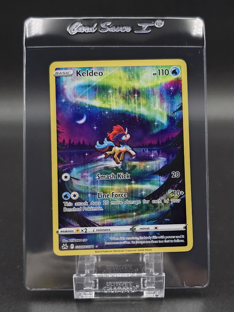 Keldeo #GG07 Crown Zenith NM / 🇬🇧