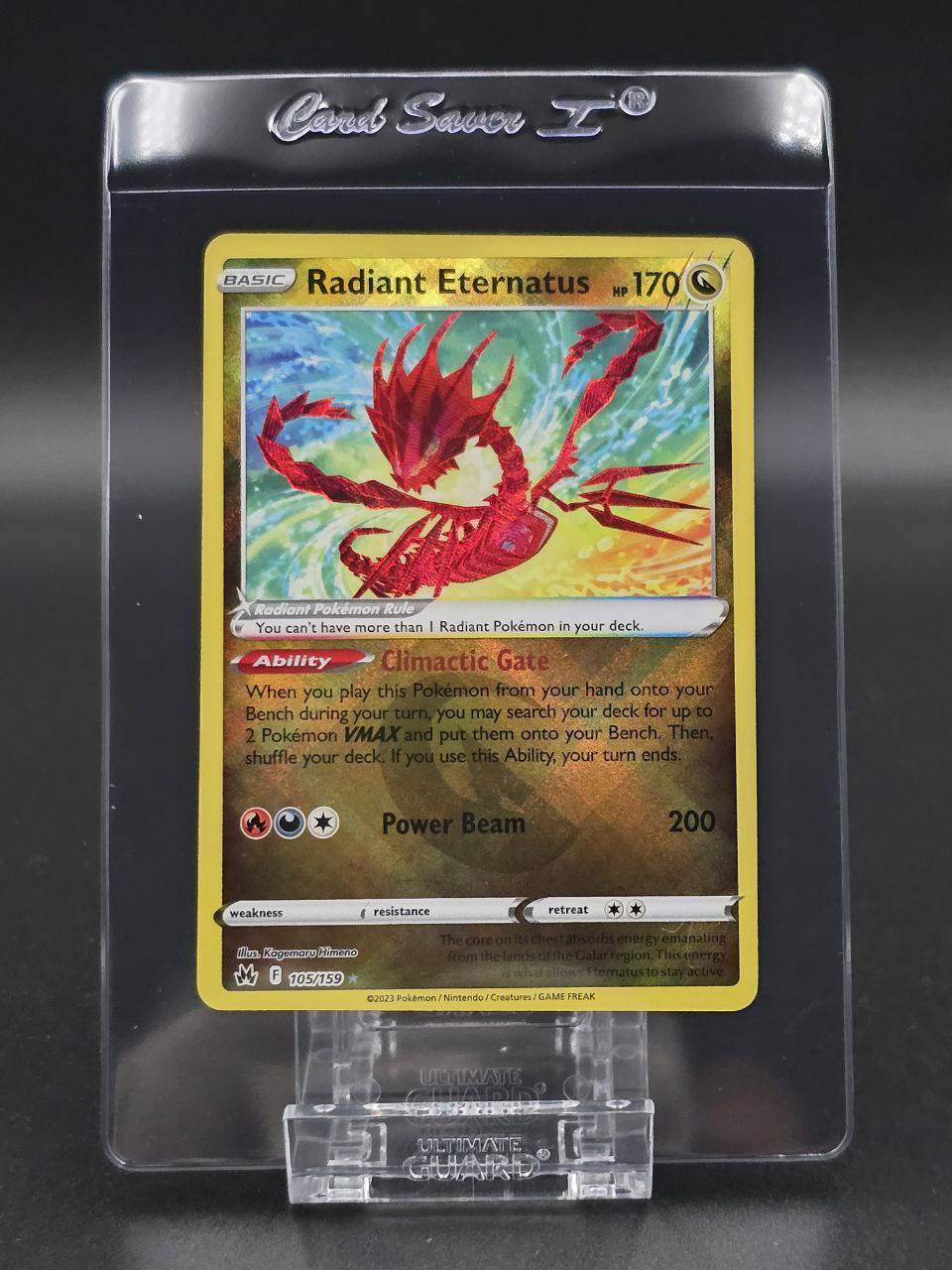 Radiant Eternatus #105 Crown Zenith NM / 🇬🇧