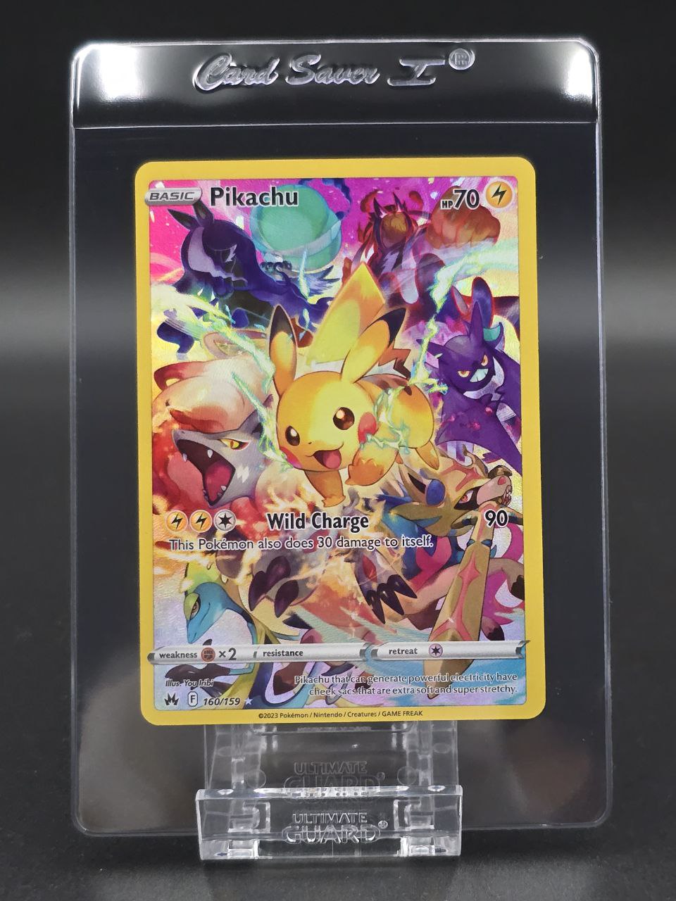 Pikachu #160 Crown Zenith NM / 🇬🇧