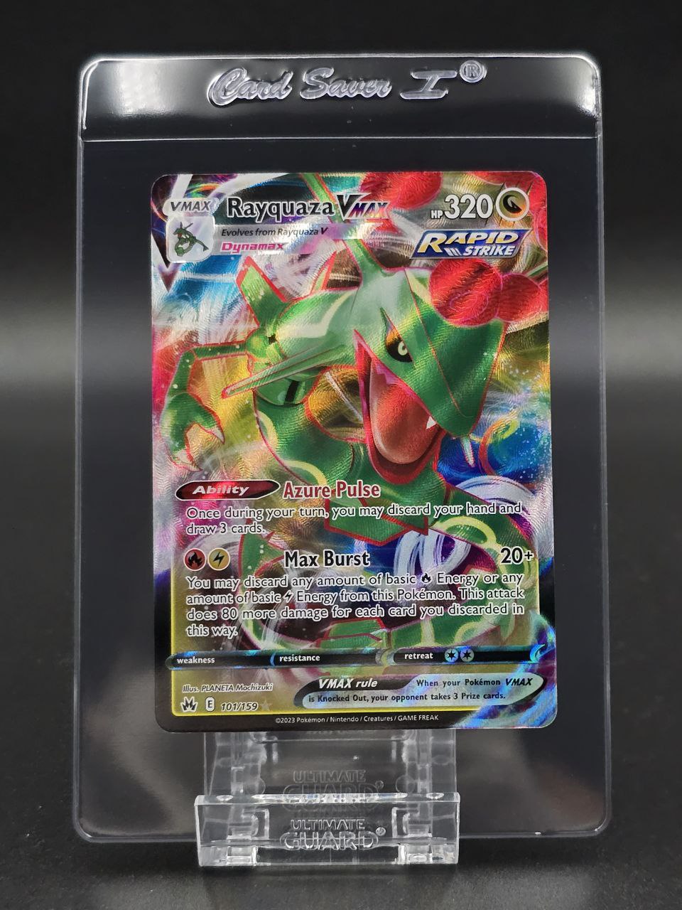 Rayquaza VMAX #101 Crown Zenith NM / 🇬🇧