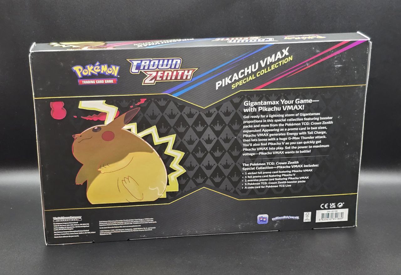 1 x Pikachu VMAX Special Collection Box / 🇬🇧
