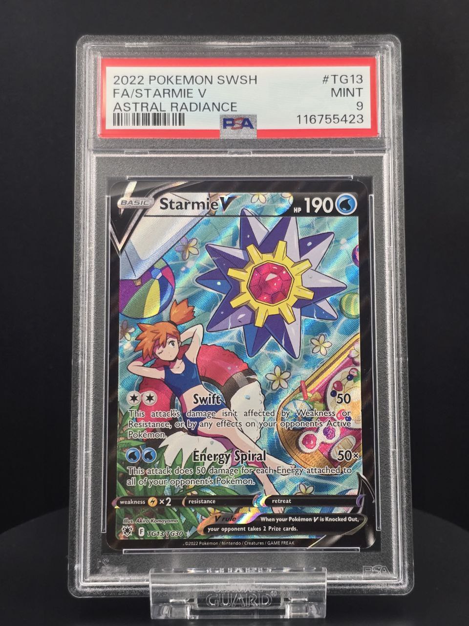 Starmie V #TG13 Astral Radiance PSA 9 / 🇬🇧