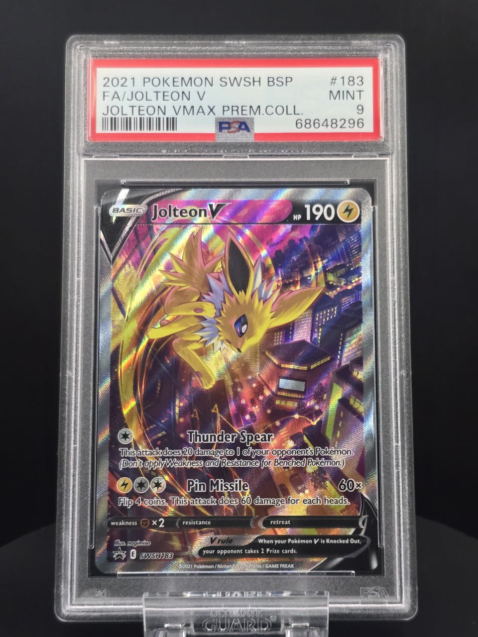 Jolteon V #SWSH183 Promo PSA 9 / 🇬🇧