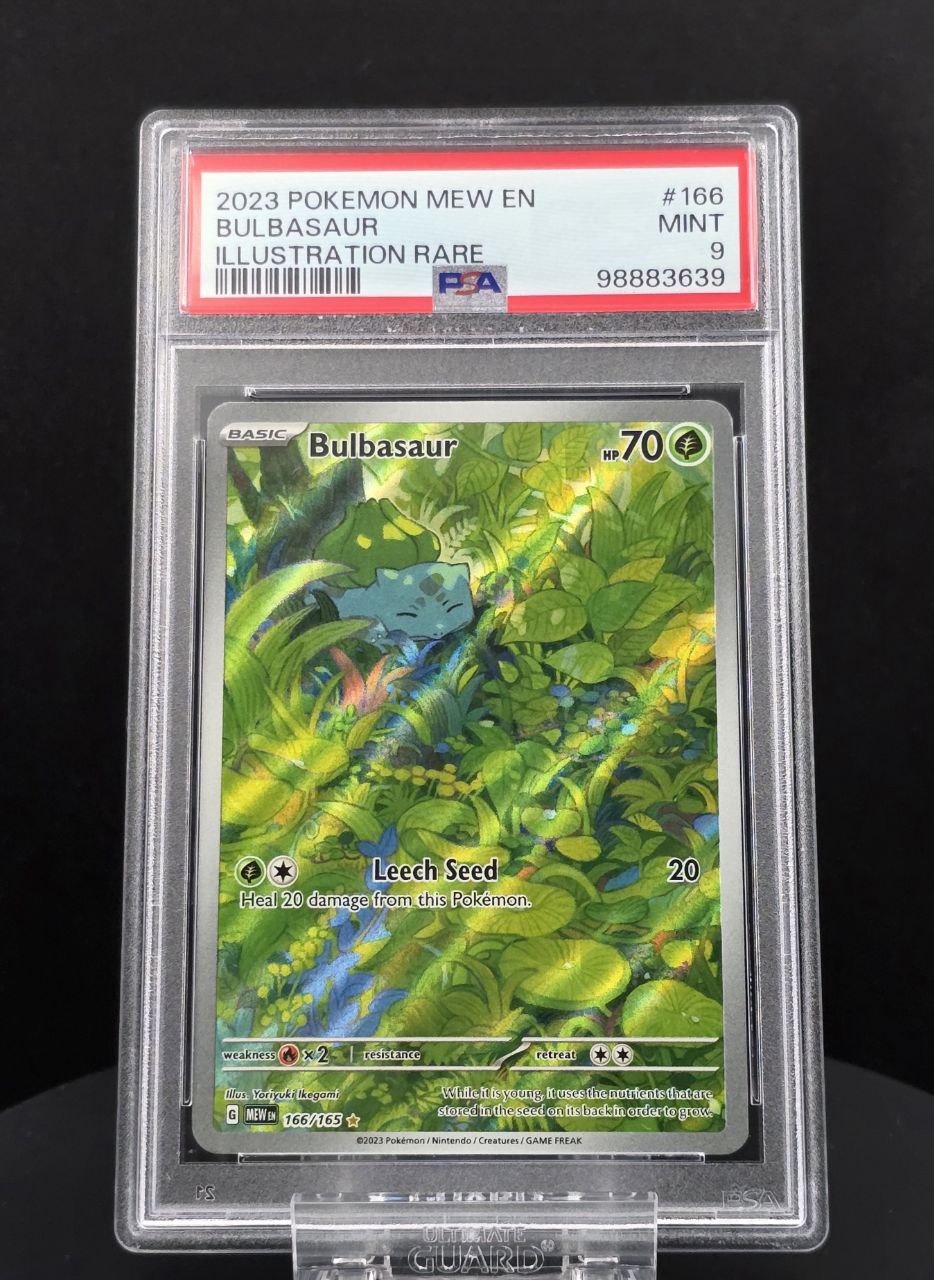 Bulbasaur #166 Scarlet & Violet 151 MEW PSA 9 / 🇬🇧