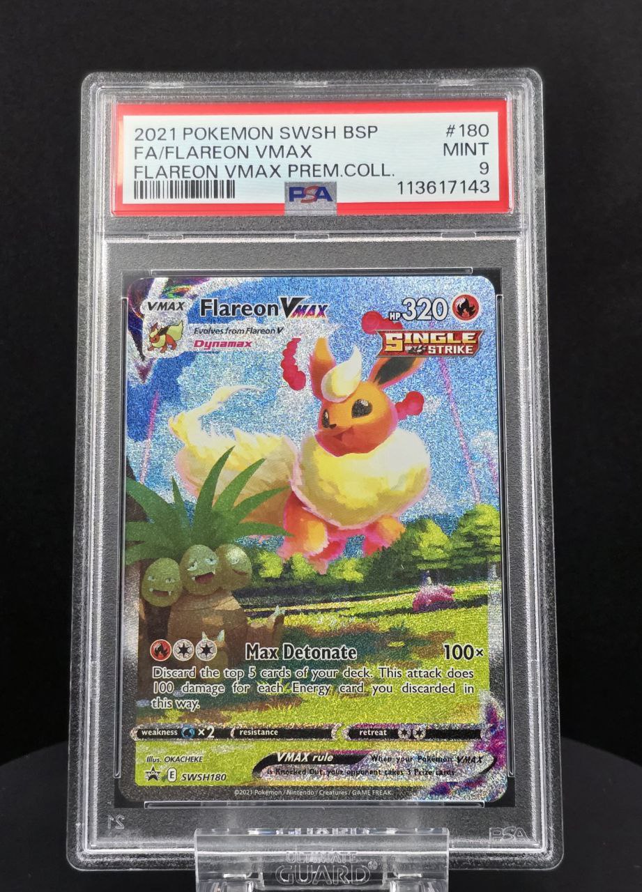 Flareon VMAX #SWSH180 Promo PSA 9 / 🇬🇧
