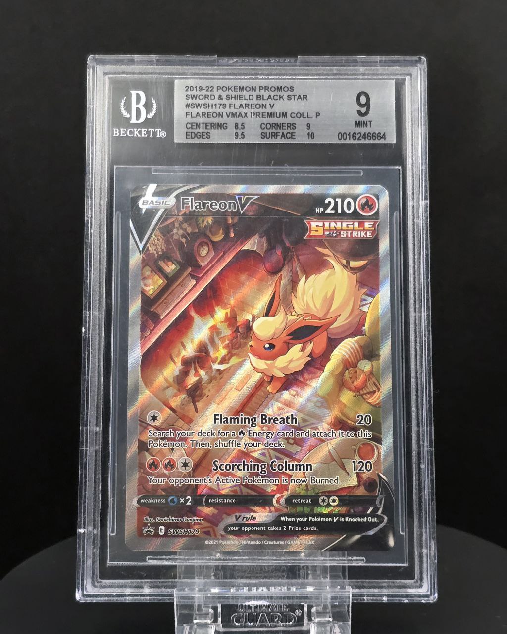 Flareon V #SWSH179 Promo BGS 9 / 🇬🇧