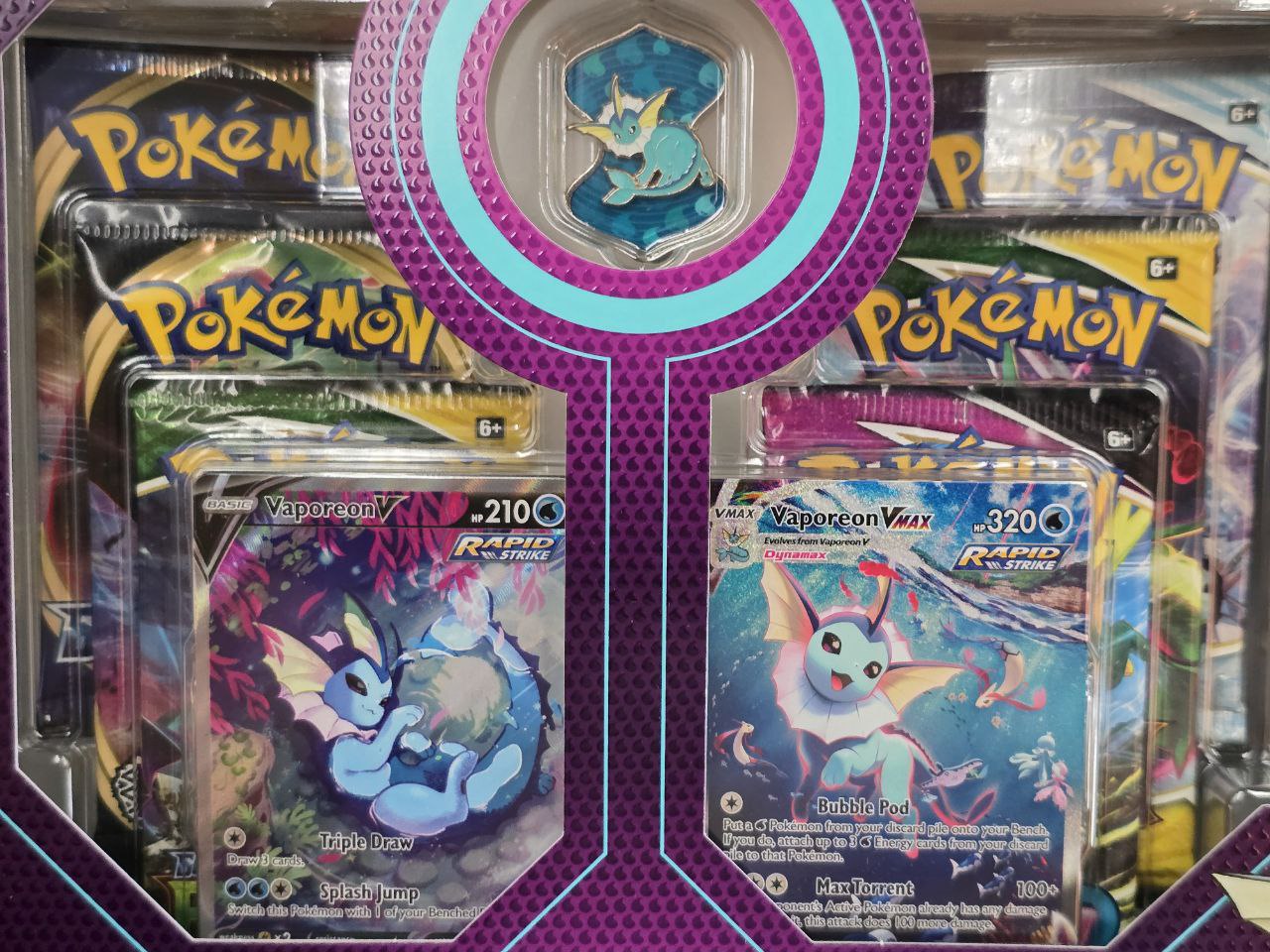 1 x Vaporeon VMAX Premium Collection box (First Print) / 🇬🇧