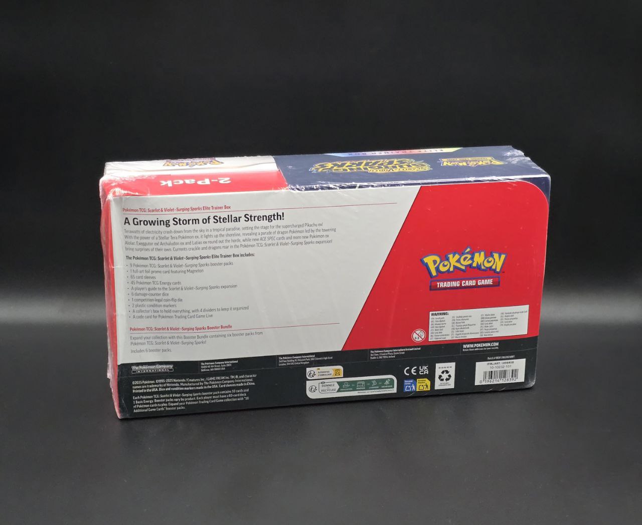 1x Surging Sparks Elite Trainer Box (2 Packs ETB+Bundles) / 🇬🇧