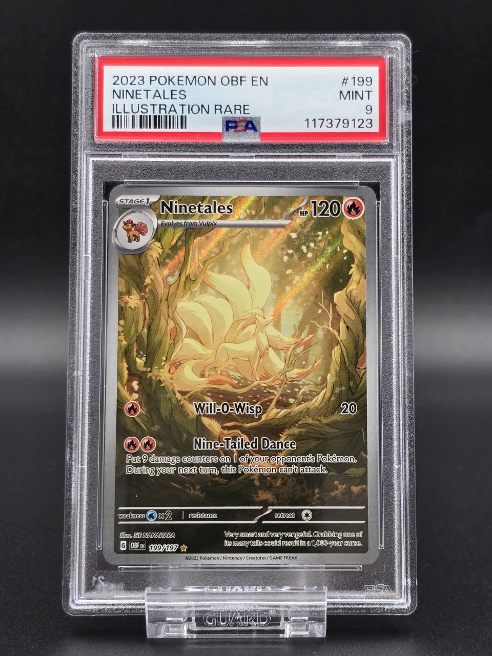 Ninetales #199 Obsidian Flames OBF PSA 9 / 🇬🇧