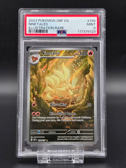 Ninetales #199 Obsidian Flames OBF PSA 9 / 🇬🇧