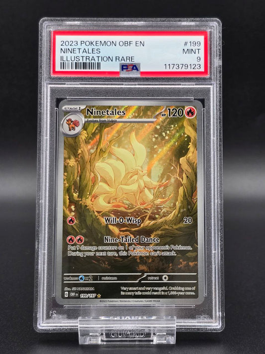 Ninetales #199 Obsidian Flames OBF PSA 9 / 🇬🇧