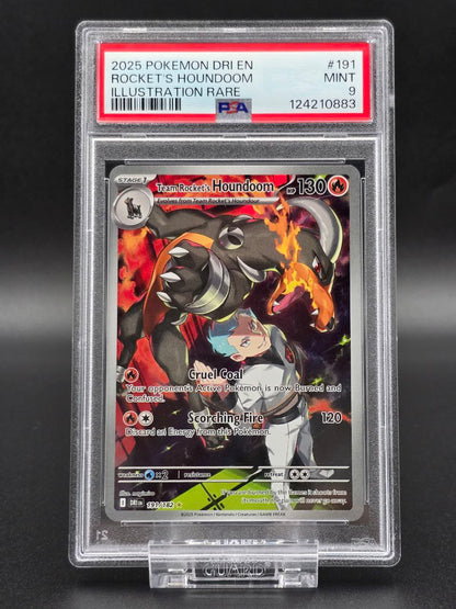 Team Rocket's Houndoom #191 Destined Rivals DRI PSA 9 / 🇬🇧