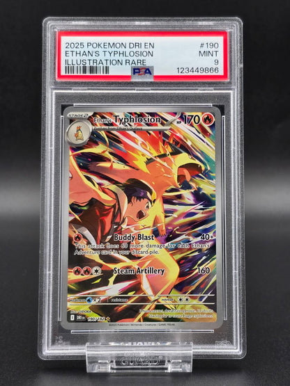 Ethan's Typhlosion #190 Destined Rivals DRI PSA 9 / 🇬🇧