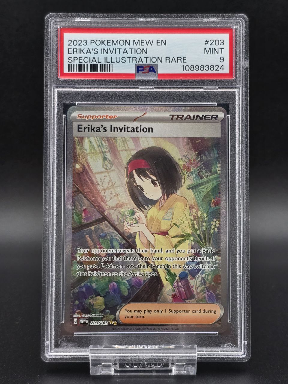 Erika's Invitation #203 Scarlet & Violet 151 MEW PSA 9 / 🇬🇧