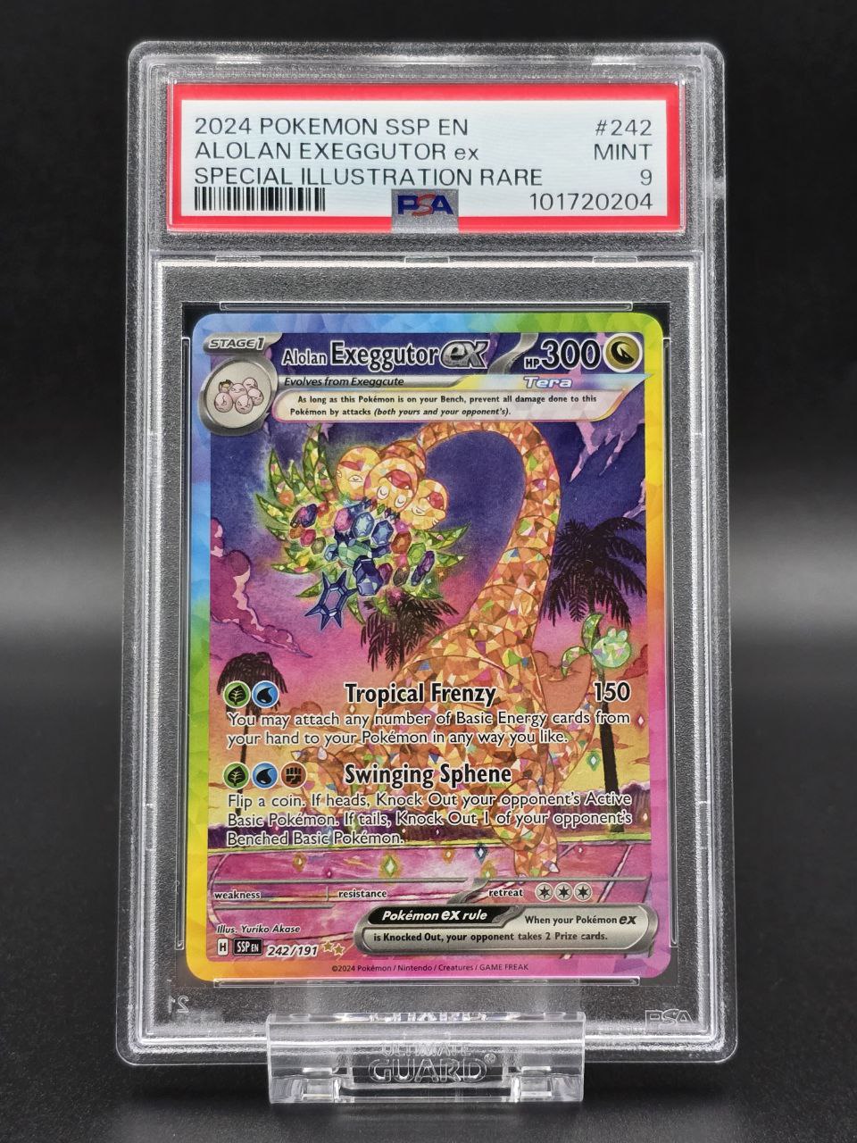 Alolan Exeggutor ex #242 Surging Sparks SSP PSA 9 / 🇬🇧