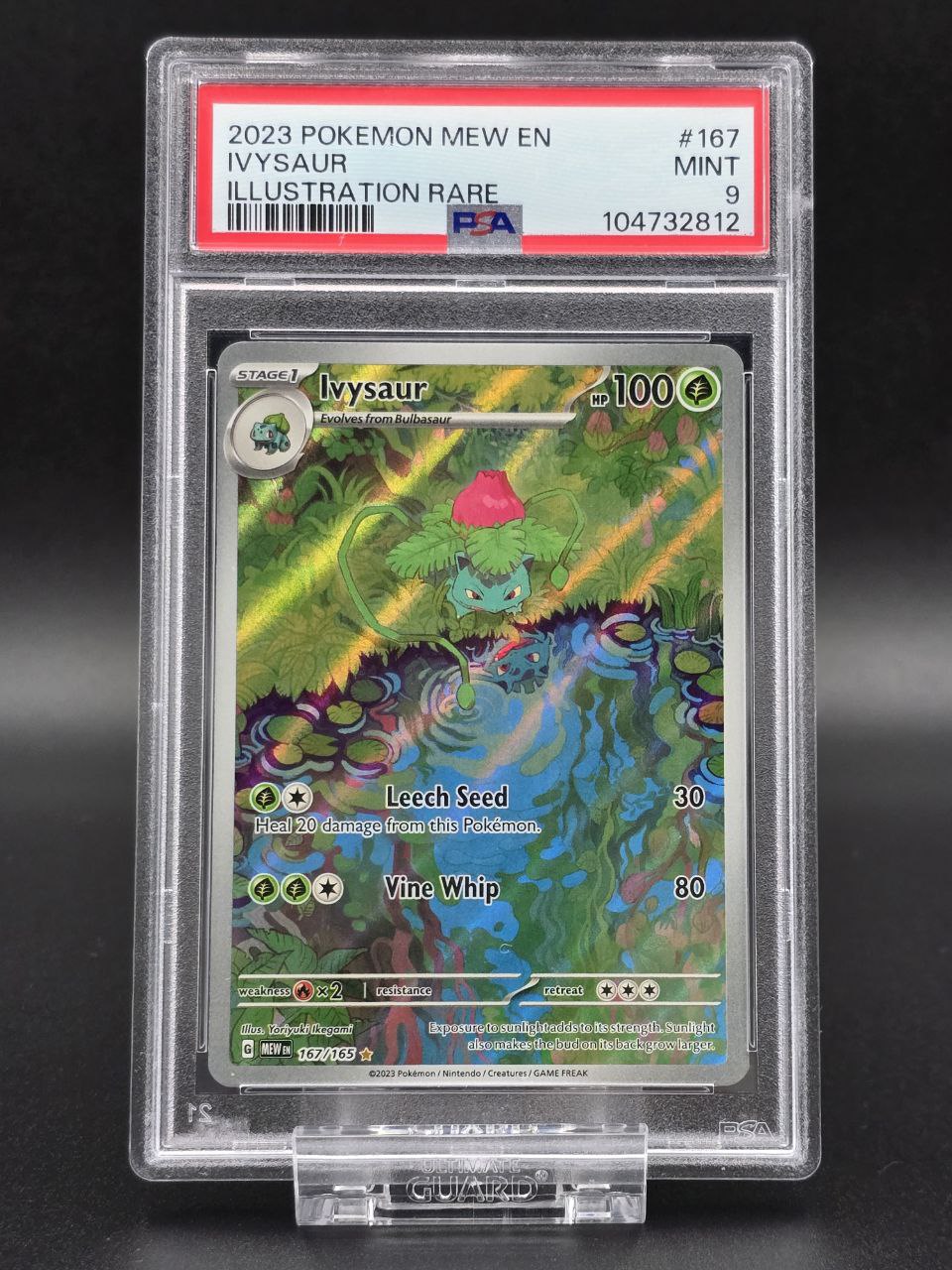 Ivysaur #167 Scarlet & Violet 151 MEW PSA 9 / 🇬🇧