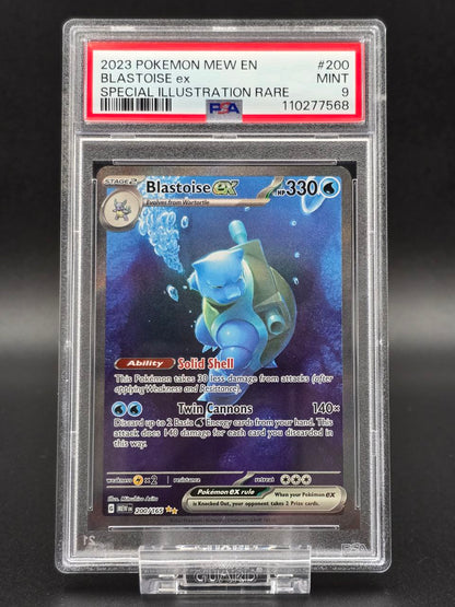 Blastoise ex #200 Scarlet & Violet 151 MEW PSA 9 / 🇬🇧