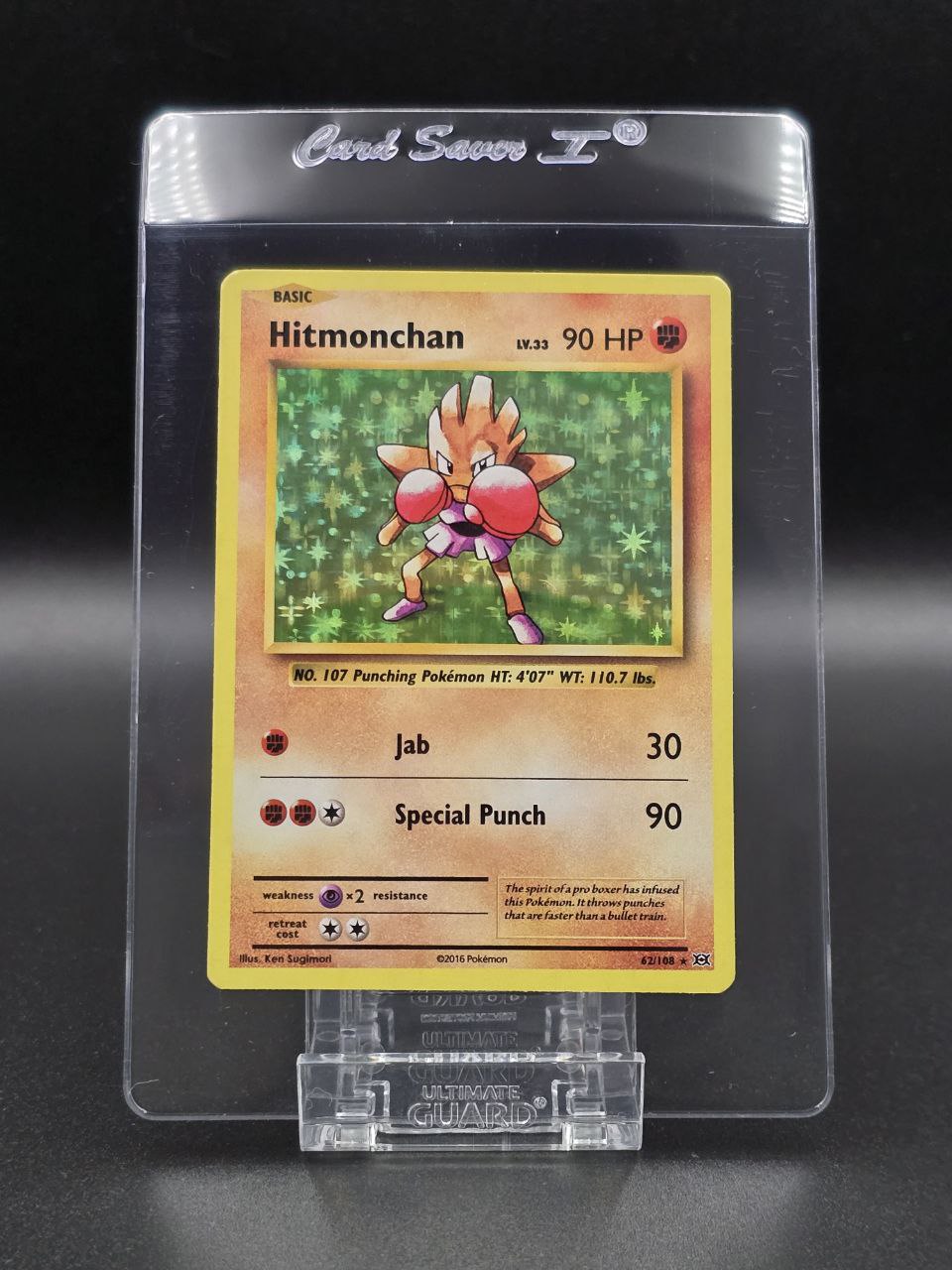 Hitmonchan [Holo] #62 XY Evolutions NM / 🇬🇧