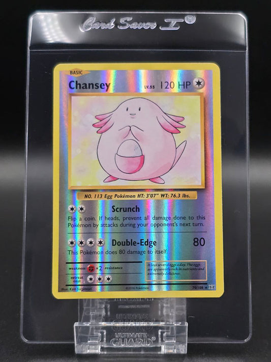 Chansey [Reverse Holo] #70 XY Evolutions NM / 🇬🇧