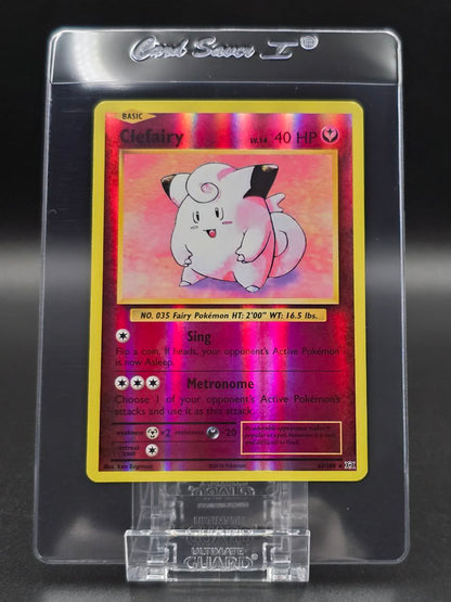 Clefairy [Reverse Holo] #63 XY Evolutions NM / 🇬🇧