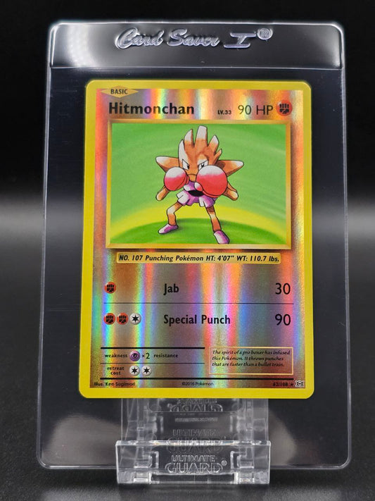 Hitmonchan [Reverse Holo] #62 XY Evolutions NM / 🇬🇧