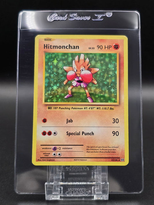 Hitmonchan [Holo] #62 XY Evolutions NM / 🇬🇧