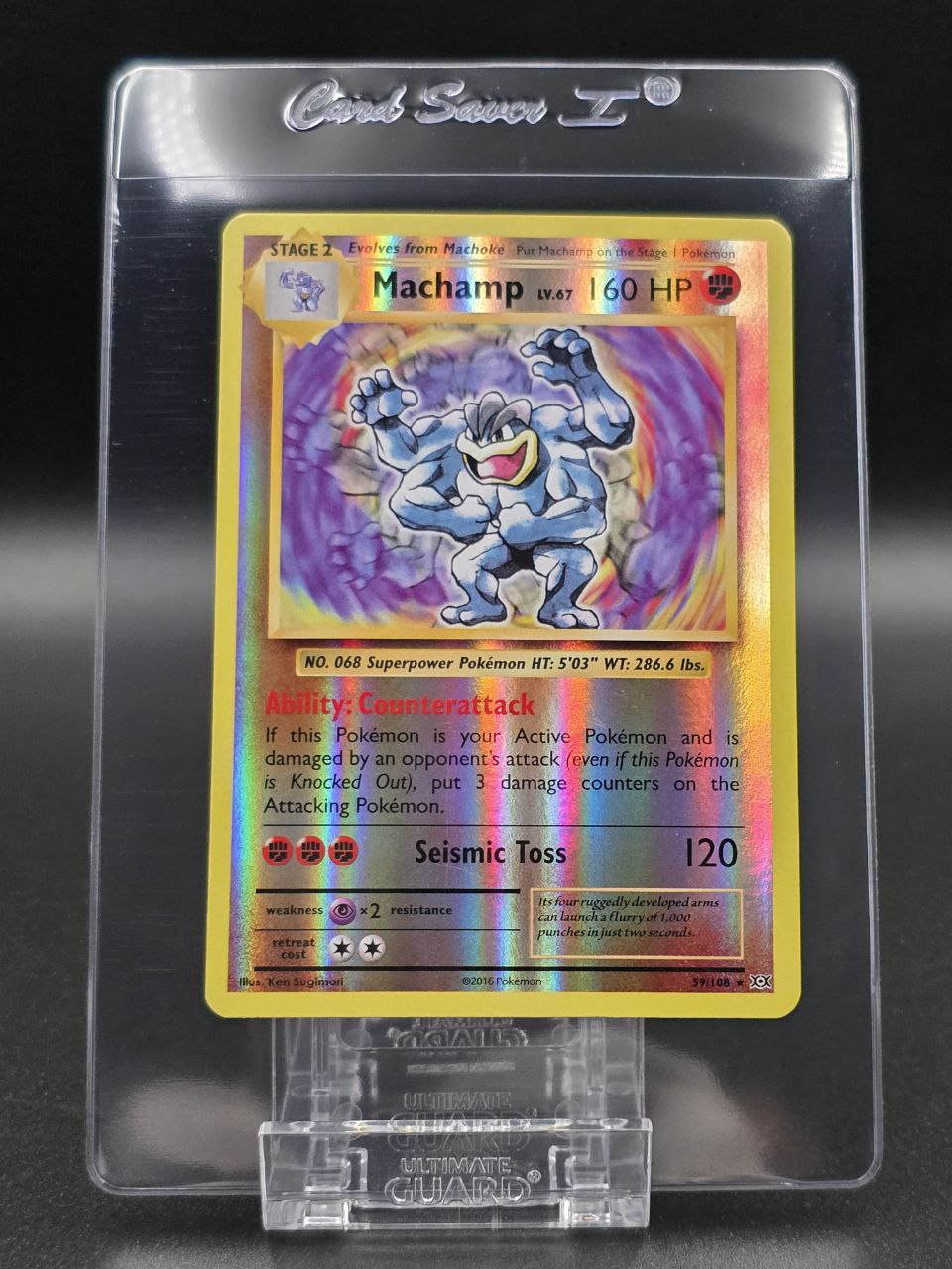 Machamp [Reverse Holo] #59 XY Evolutions NM / 🇬🇧