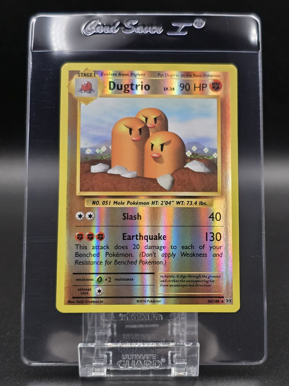 Dugtrio [Reverse Holo] #56 XY Evolutions NM / 🇬🇧