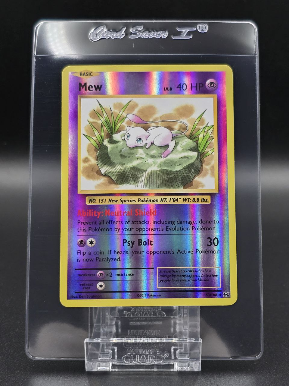 Mew [Reverse Holo] #53 XY Evolutions NM / 🇬🇧