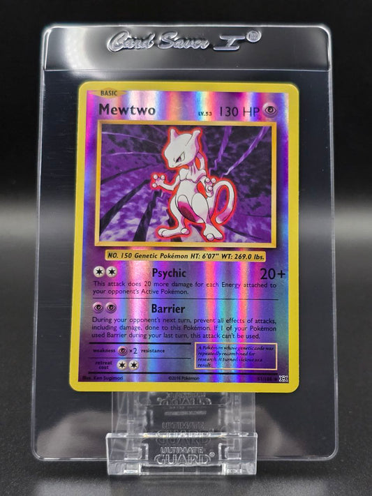 Mewtwo [Reverse Holo] #51 XY Evolutions NM / 🇬🇧