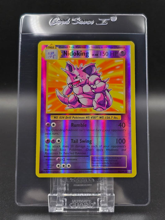 Nidoking [Reverse Holo] #45 XY Evolutions NM / 🇬🇧