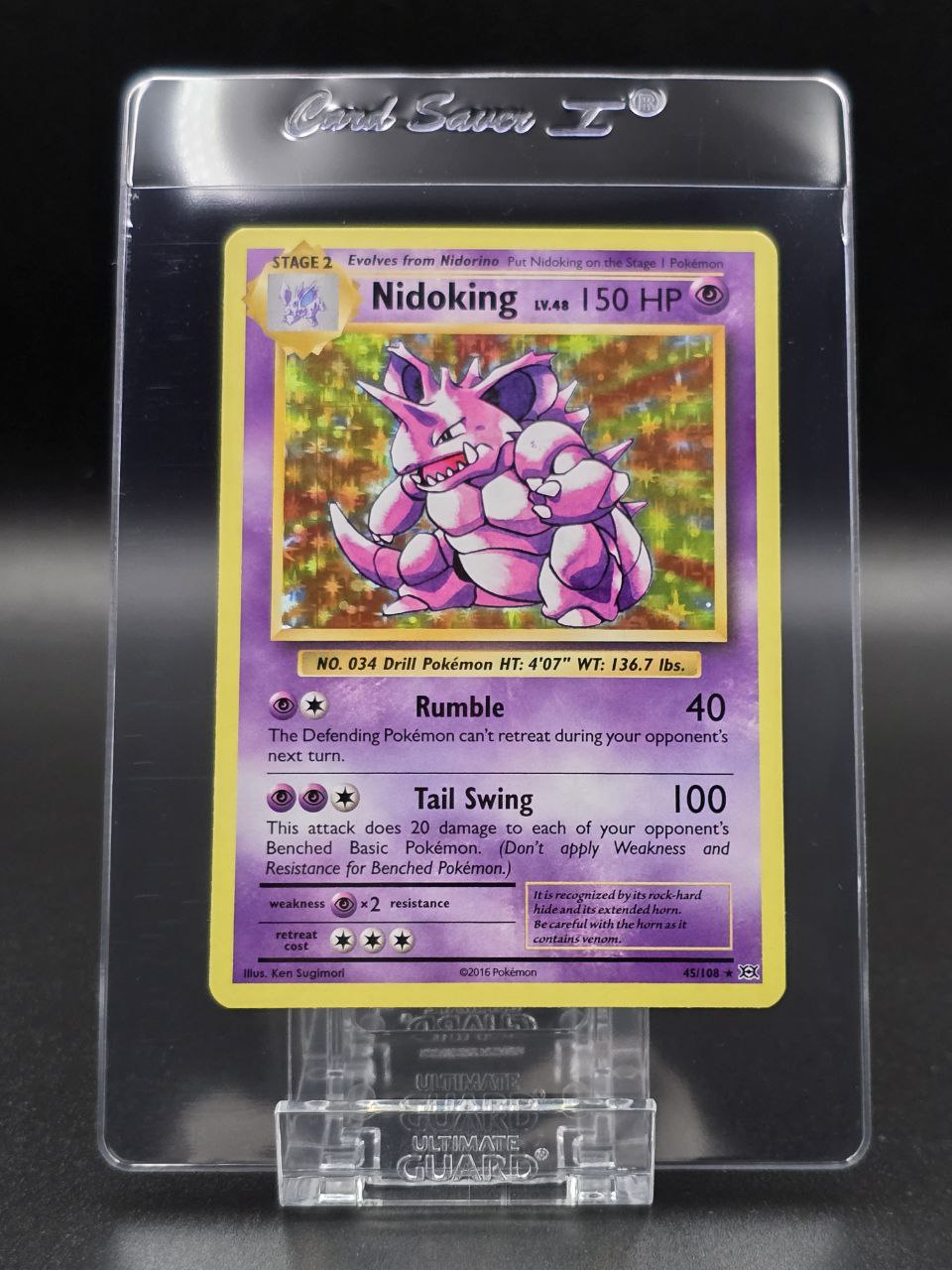 Nidoking [Holo] #45 XY Evolutions NM / 🇬🇧