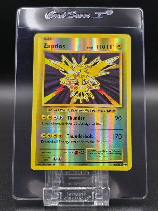 Zapdos [Reverse Holo] #42 XY Evolutions NM / 🇬🇧