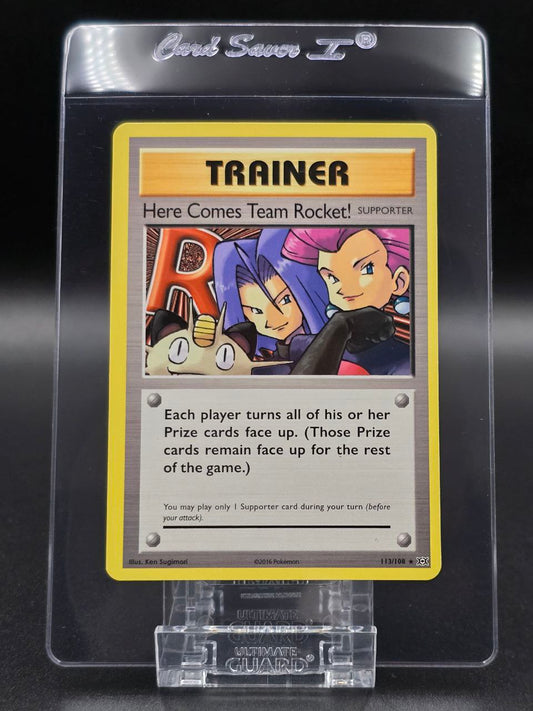 Here Comes Team Rocket #113 XY Evolutions NM / 🇬🇧