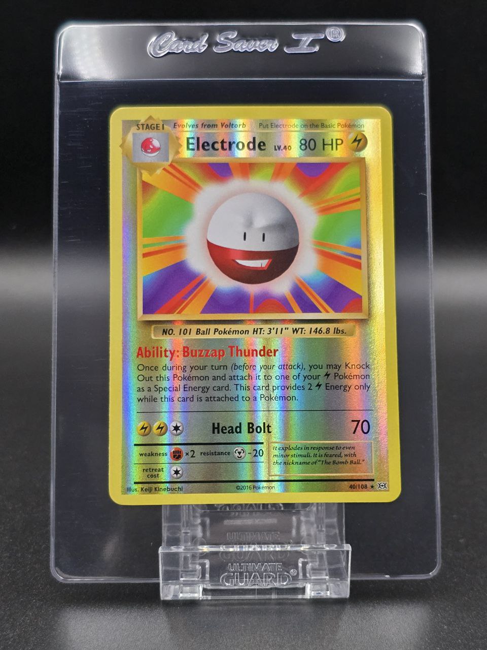 Electrode [Reverse Holo] #40 XY Evolutions NM / 🇬🇧