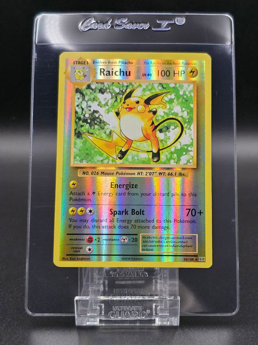Raichu [Reverse Holo] #36 XY Evolutions NM / 🇬🇧