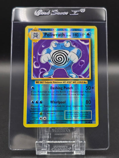 Poliwrath [Reverse Holo] #25 XY Evolutions NM / 🇬🇧