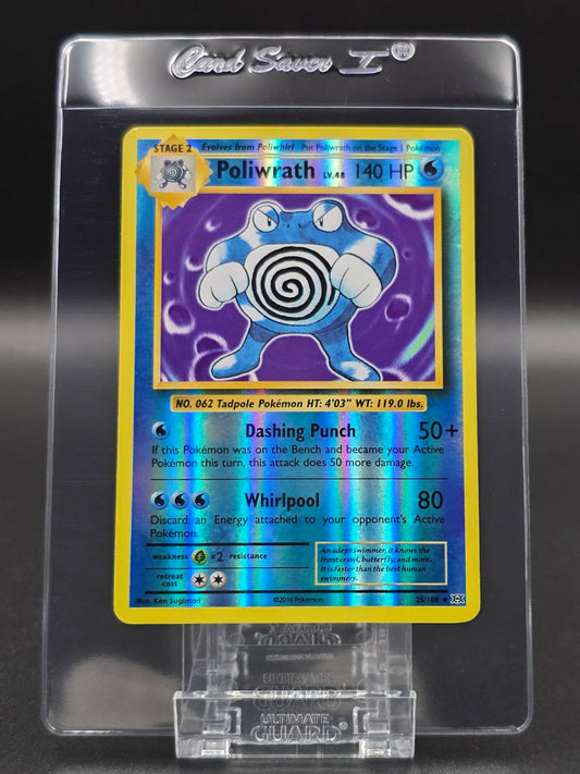 Poliwrath [Reverse Holo] #25 XY Evolutions NM / 🇬🇧
