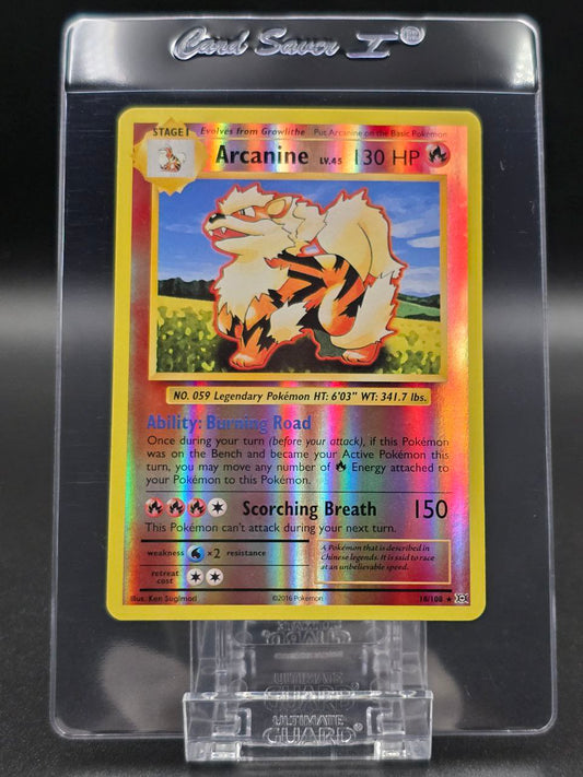 Arcanine [Reverse Holo] #18 XY Evolutions NM / 🇬🇧