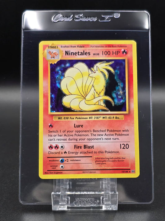 Ninetales [Holo] #15 XY Evolutions NM / 🇬🇧