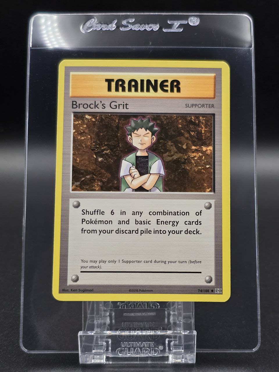 Brock's Grit #74 XY Evolutions NM / 🇬🇧