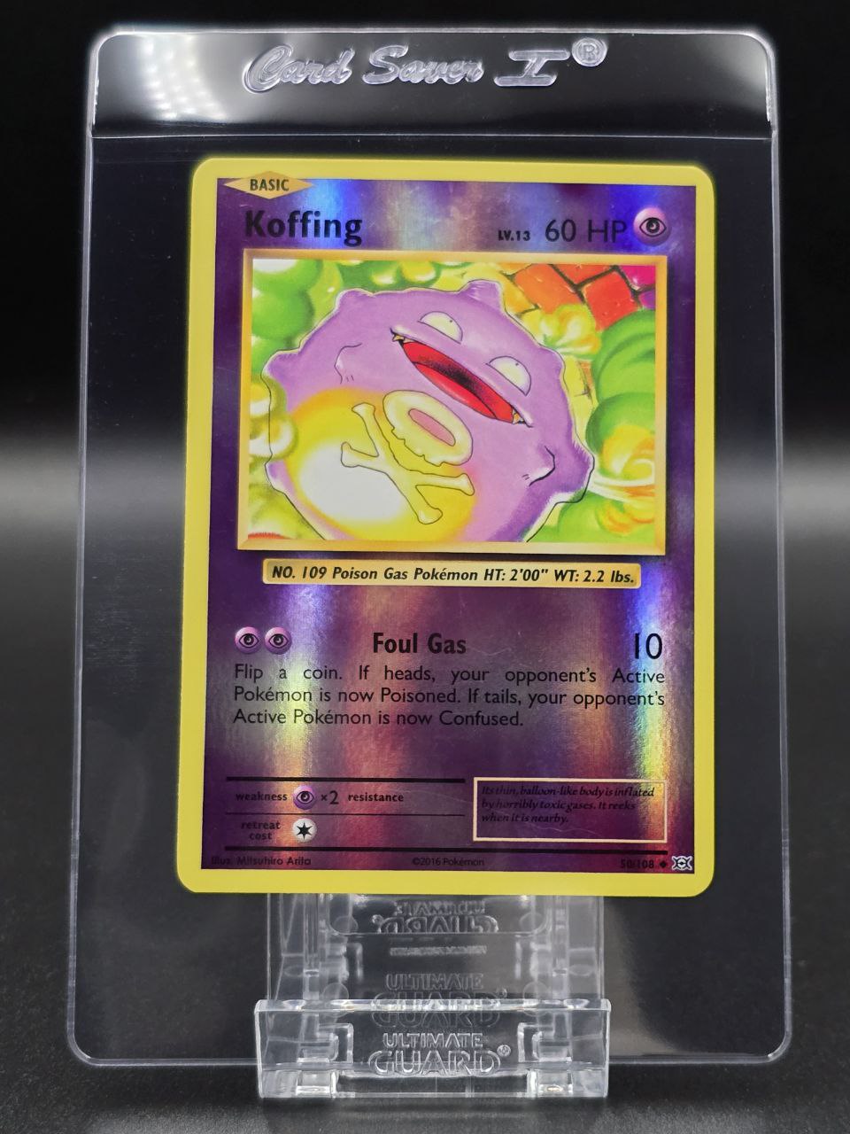 Koffing [Reverse Holo] #50 XY Evolutions NM / 🇬🇧