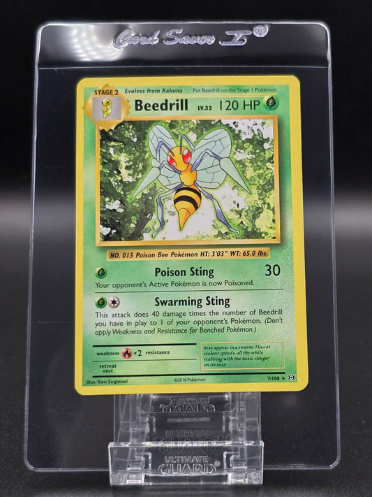 Beedrill #7 XY Evolutions NM / 🇬🇧