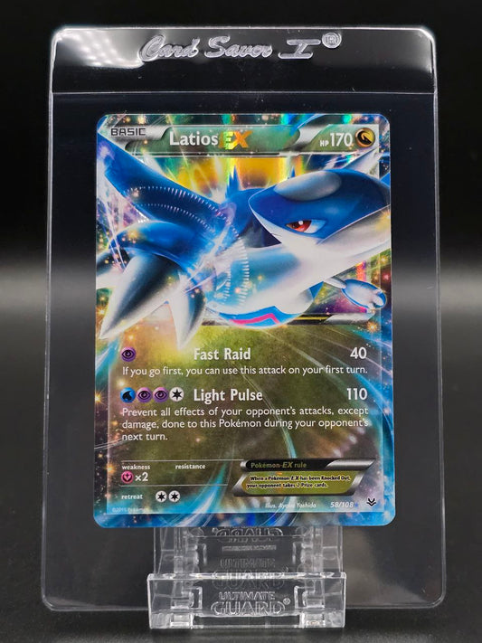 Latios EX #58 Roaring Skies NM / 🇬🇧
