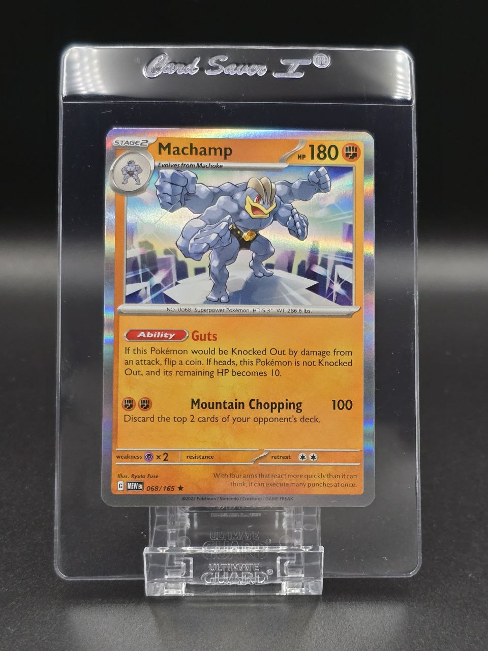 Machamp [Holo] #68 Scarlet & Violet 151 MEW NM / 🇬🇧