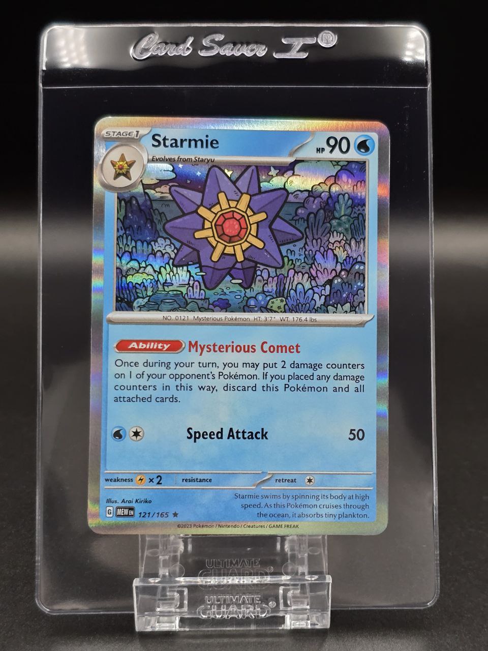 Starmie [Holo] #121 Scarlet & Violet 151 MEW NM / 🇬🇧